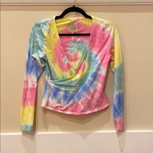 NWOT tie dye revolve top